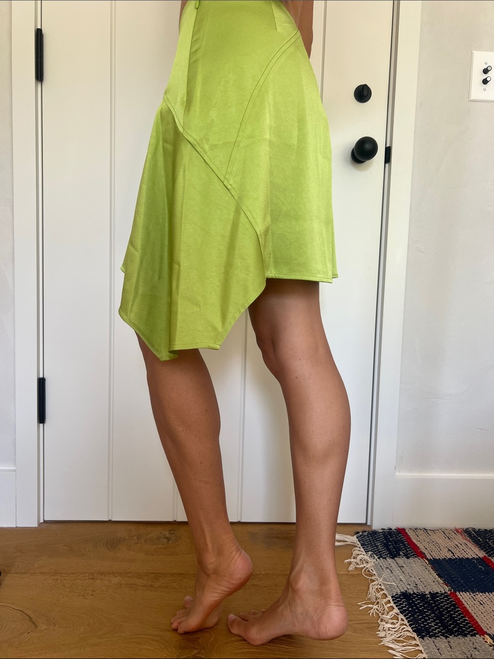 RARE La Ligne Periodot Alina Asymmetrical Satin Skirt - SAMPLE? - Picture 13 of 15